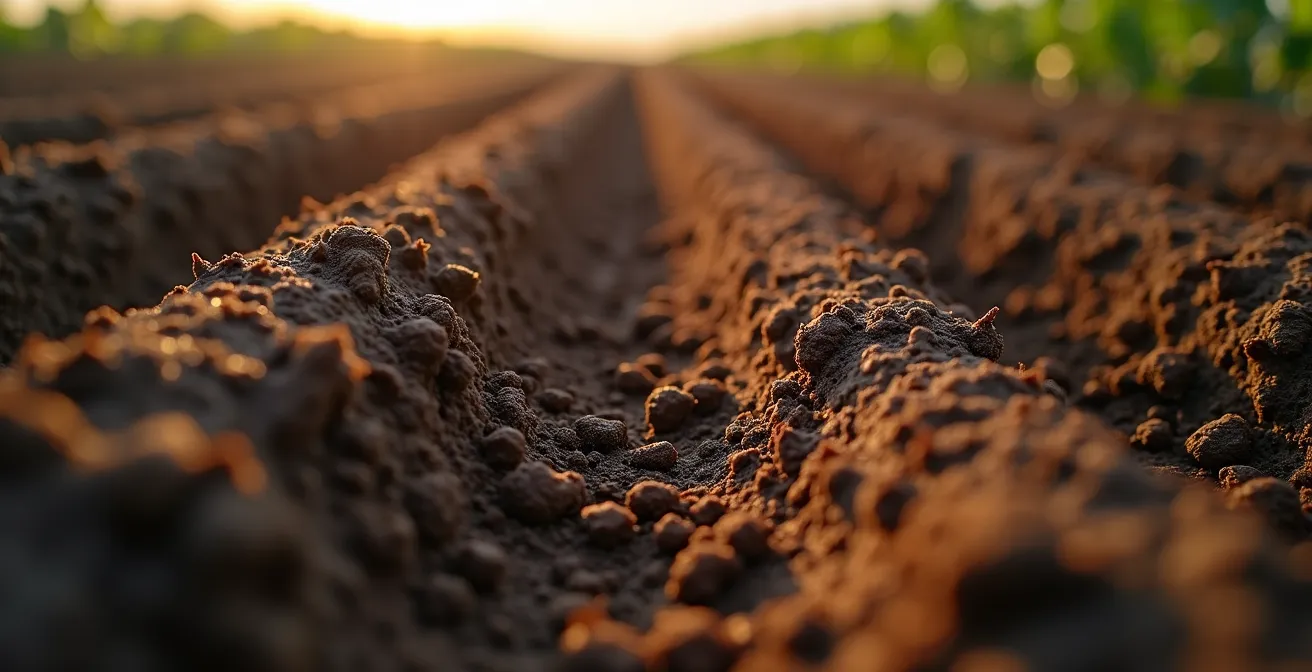 Strip-till equipment creating precise planting zones in agricultural field